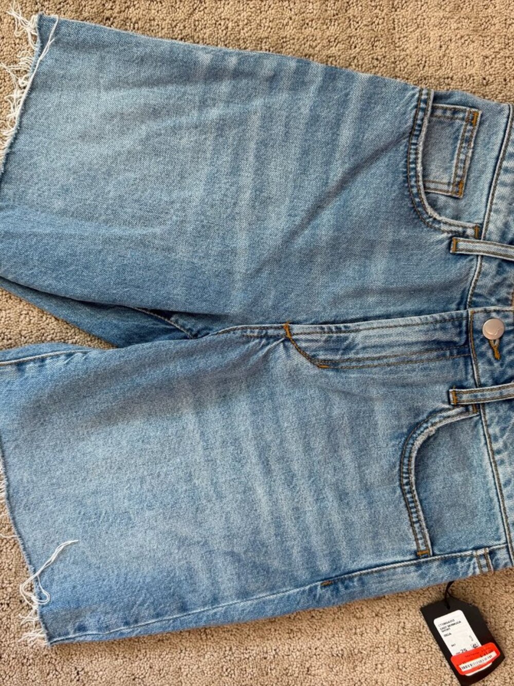 Joe's Jeans Easy Bermuda Shorts Size 25 NWT Light Wash
